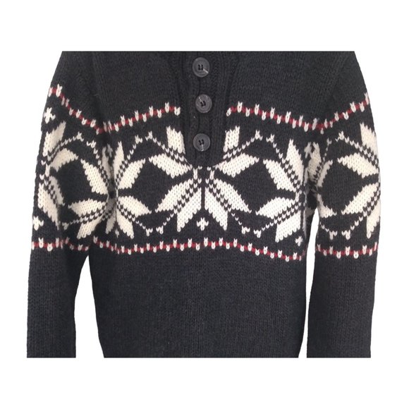 Filippo Novelli Made in Italy Thick Wool/Acrylic Quality Ski Winter Sweater SZ M - Picture 3 of 14